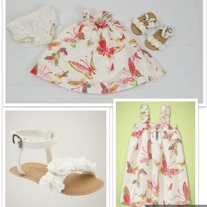 Baby Gap Butterfly Dress Outfit